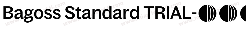 Bagoss Standard TRIAL字体转换